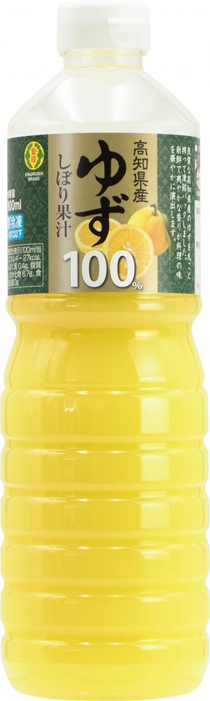高知県産ゆずしぼり果汁100％